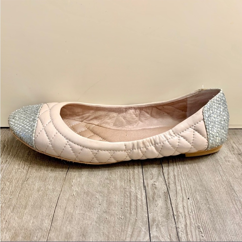 Vince Camuto Fawna Quilted Leather Ballet Flats 6.5